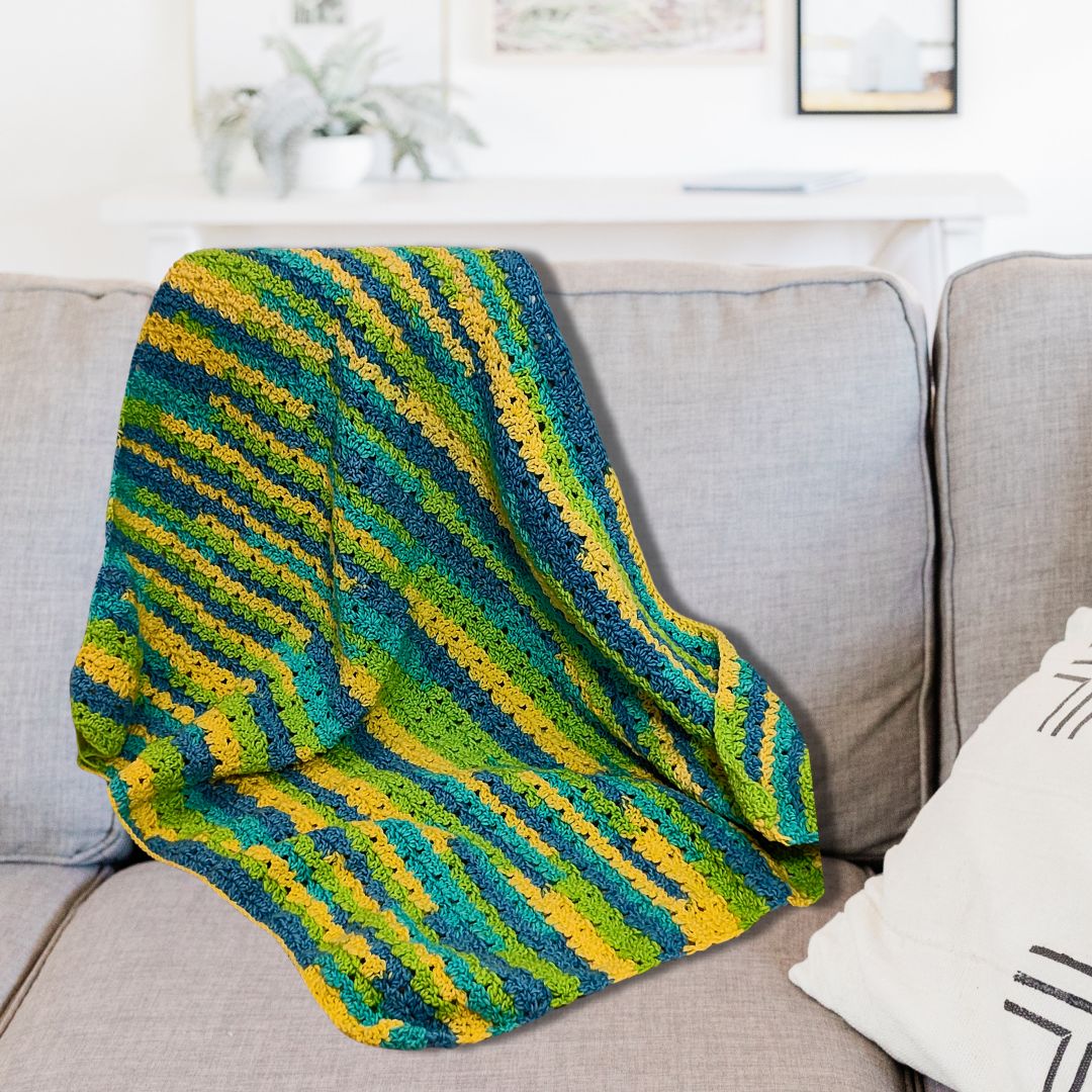 The Jungle Jamboree Crochet Baby Blanket