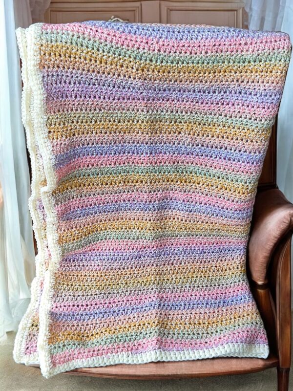 Multi colour plush baby blankey - Image 4