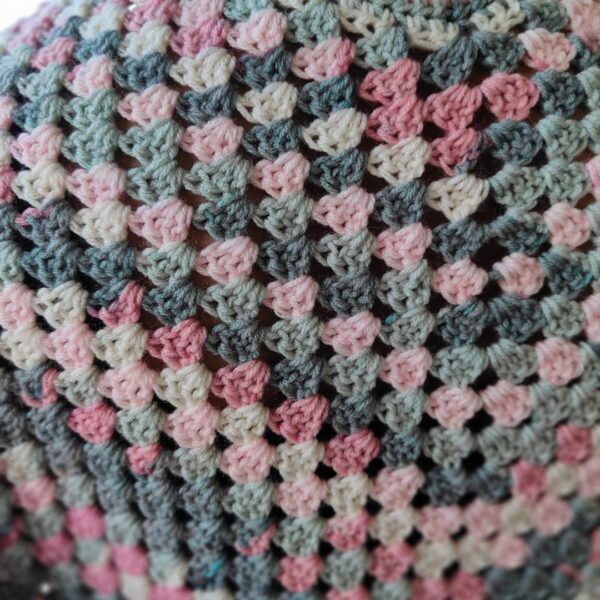 Poncho - Pink and Grey - Image 4