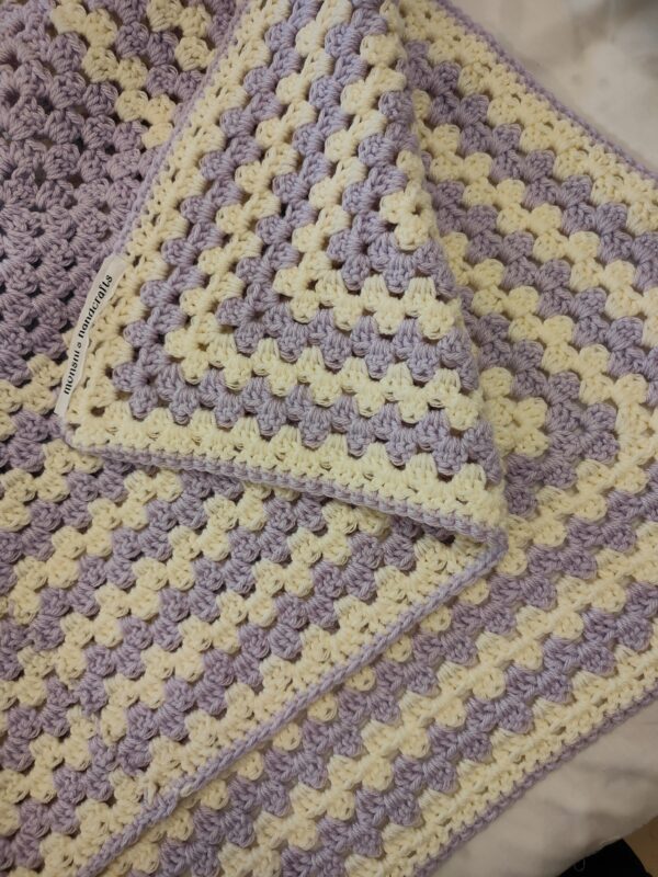 The Lavender Dreams Crochet Baby Blanket - Image 2